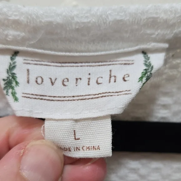 Love Riche White Long Sleeve Top with Multicolor Sleeves - Picture 2 of 6